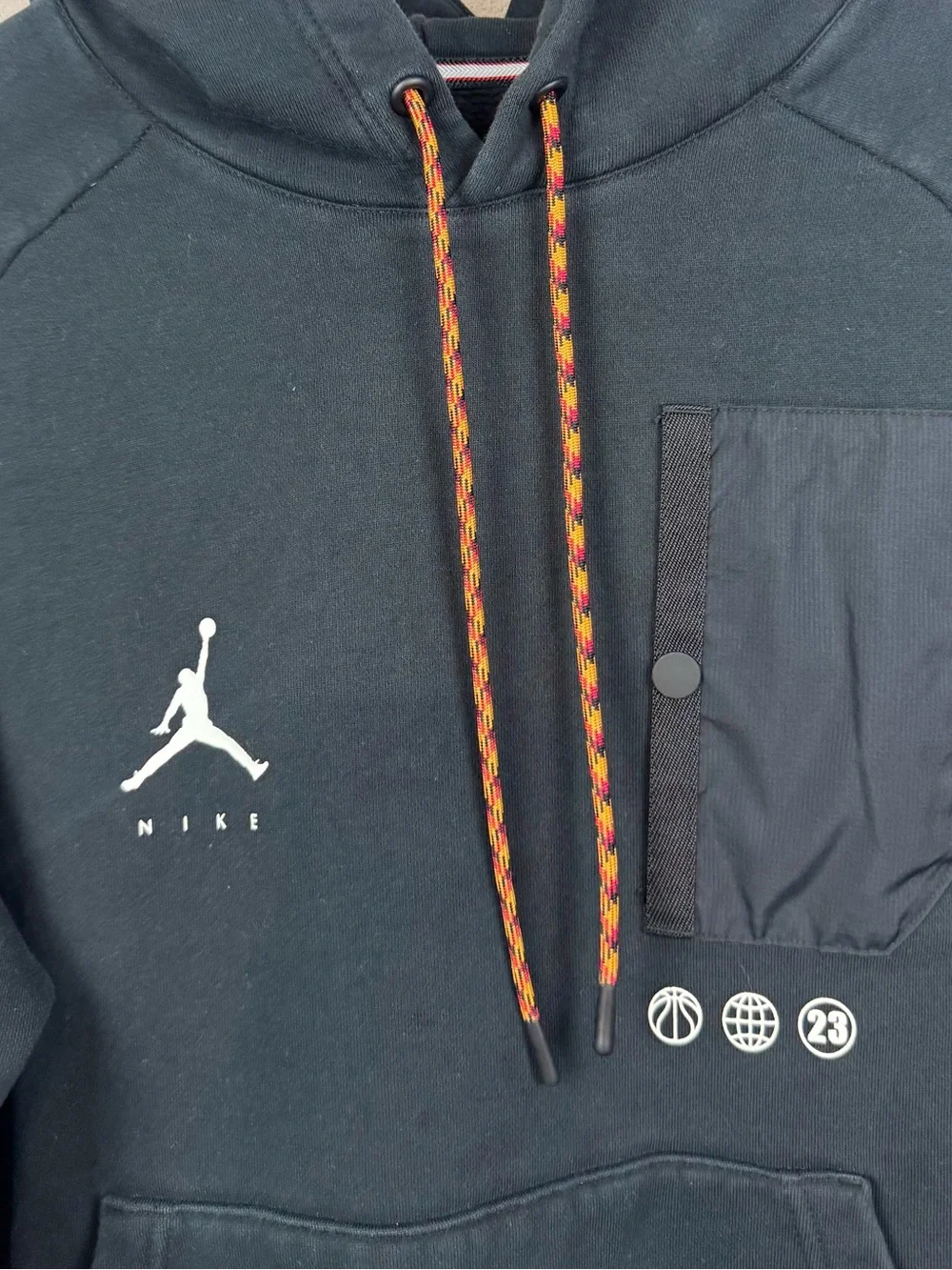 Jordan Jumpman Statement Fleece Pullover Hoodie in black S